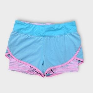Iviva Shorts Turquoise and Pink Girl's Size 14